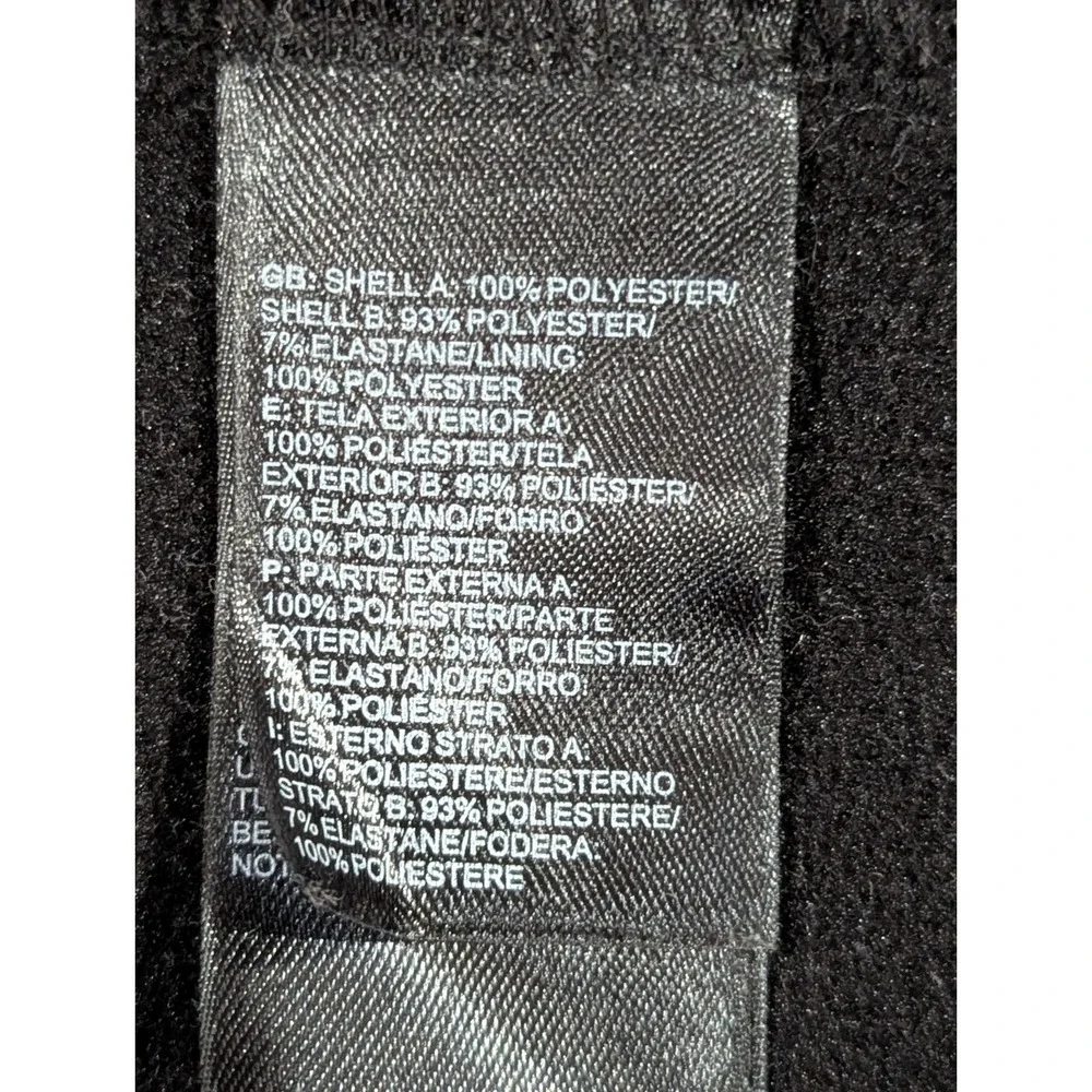 The North Face Canyonlands 1/2 Zip Pullover‎ Jacket Men's Large Black Blue Logo